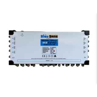 Highfly SMATV 5X5X24 MS5524C Blue Sens Cascade Switch With Power Adaptor Satellite Multiswitch