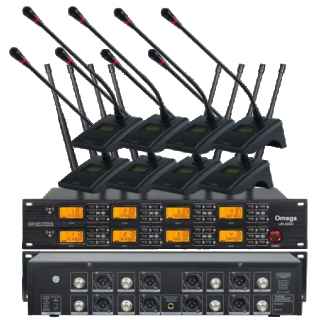 8 Channels Gooseneck Desk Audio Equipment