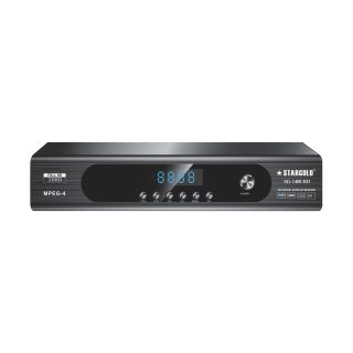 Stargold Extreme Full HD Audio and Video Box Satellite Receiver With Automatic Network Search & MPEG2 SD, MPEG2 HD, H.264/ AVC SD, H.264/ AVC HD/ MP4