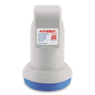 STARGOLD Digital 70dB Single LNB With Weather Protection Full HD 4K Single LNBF Digital For Satellite TV