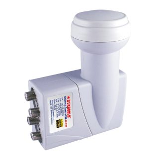 STARGOLD Universal Satellite Dish High Efficiency Quad 4 Output LNB Multi Satellite Compatible Solution & Simple Connection LNBF