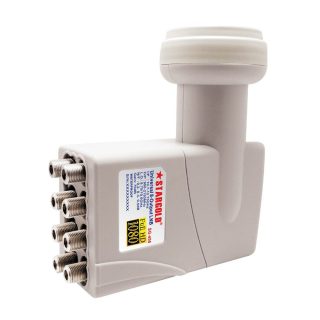 Stargold 70dB Universal Satellite Dish 8 Output Octo LNBF Outstanding Linearity & Waterproof Digital Satellite TV LNB