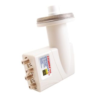 STARGOLD Fuji Universal Satellite Dish LNB With Weather Protection Full HD 4K Quad LNB Digital for Satellite TV, SG-940 Fuji