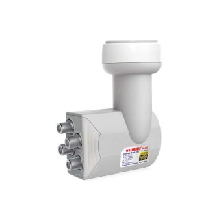 STARGOLD Universal High Efficiency 70dB Digital Satellite Dish KU-QUAD LNB For Satellite TV, SG-302HD