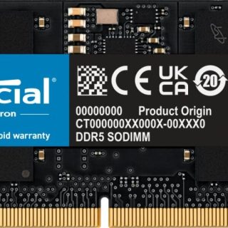 Crucial 16GB DDR5 4800MHz Laptop RAM , CT16G48C40S5 - Kenya