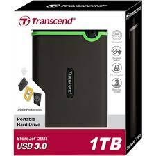 Transcend 1TB External Harddisk, Iron Grey – TS1TSJ25M3S