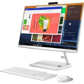 Lenovo IdeaCentre AIO 3 22ITL6, Intel Core i3 1115G4, 11th Gen, 8GB DDR4 3200 RAM, 1TB HDD, No OS, 21.5″ White All in One Desktop