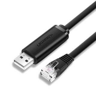 UGREEN USB-A to RJ45 Console Cable 1.5m (Black) – CM204