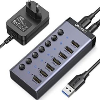 UGREEN 7-Port Powered USB 3.0 Hub – CM481