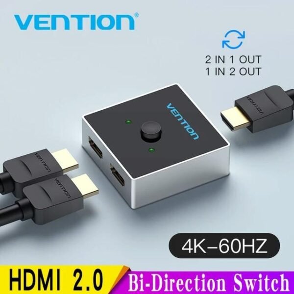 Vention 2 Port HDMI Bi-Direction Switcher %count(title) +254720548999 Vention 2 Port HDMI Bi-Direction Switcher