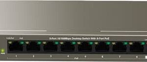TEF1109P-8-63W 9-Port 10/100Mbps Desktop Switch With 8-Port PoE
