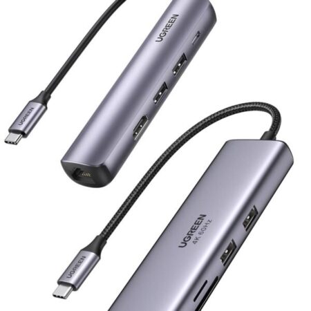 UGREEN USB 3.0 Hub (3 USB 3.0) with Gigabit Ethernet Adapter -20265