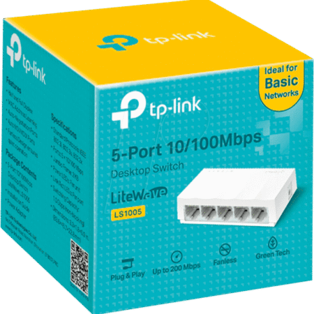 TP-Link LS1005 5-Port 10/100Mbps Desktop Switch