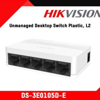 Hikvision DS-3E0105D-E 5 Ports Fast Ethernet Unmanaged Desktop Switch - Kenya
