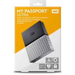 WD 4TB My Passport Portable External Hard Drive