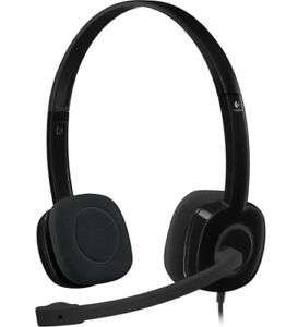 Logitech H151 Stereo Headset – Black