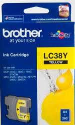 Brother LC38Y Yellow Ink Cartridge - Kenya %count(title) +254720548999 Brother LC38Y Yellow Ink Cartridge - Kenya