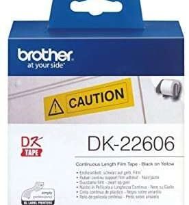 Brother DK-22606 62mm Black on Yellow tape - Kenya