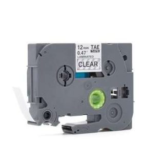 Brother Tape TZE-131 12mm Black on Clear - Kenya