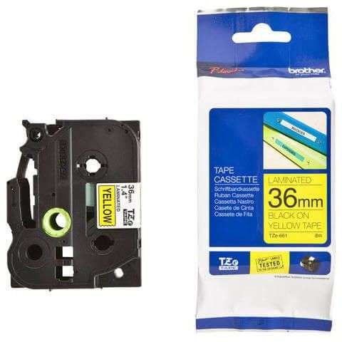 Brother TZe-661 Black on Yellow 36mm Labelling Tape - Kenya %count(title) +254720548999 Brother TZe-661 Black on Yellow 36mm Labelling Tape - Kenya
