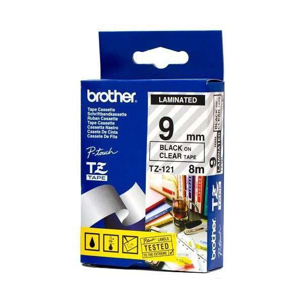 Brother Tape TZE-121 9mm Black on Clear - Kenya %count(title) +254720548999 Brother Tape TZE-121 9mm Black on Clear - Kenya