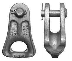 Thimble clevis 40kN for use with Preform guy grip