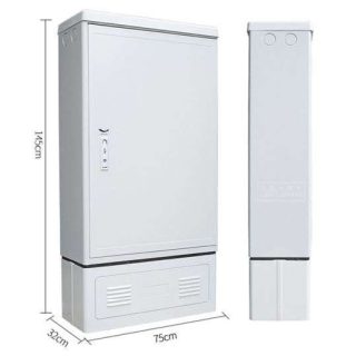 288 cores Pedestal mounted fiber distribution cabinet SC/APC connectors - Kenya