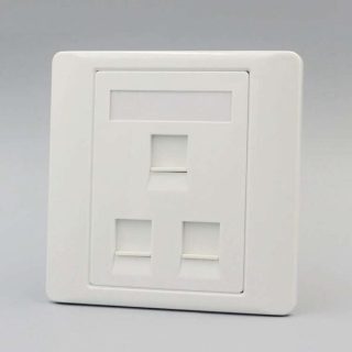RJ11 Telephone Dual Faceplate