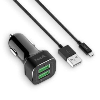 Havit 3.0 Audio 2 USB Car Quick Charger - Kenya