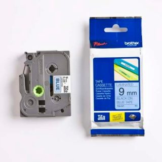 Brother TZe-521 Black On Blue Tape - Kenya