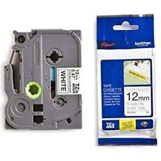 Brother TZe-335 White On Black Laminated Tape - Kenya