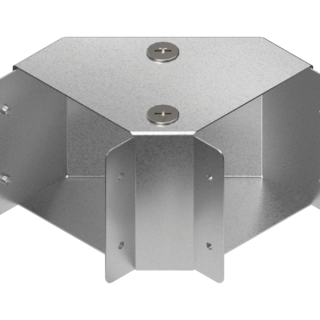 100mm metallic Trunking T-Bend - Kenya