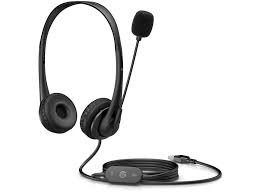 HP Stereo USB Headset Black – T1A67AA