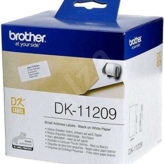 Brother DK-11209 Black On White Tape - Kenya