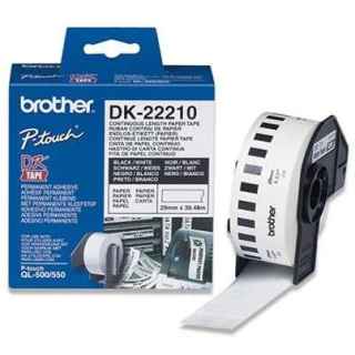 Brother DK-22210 Black On White Labelling Tape - Kenya