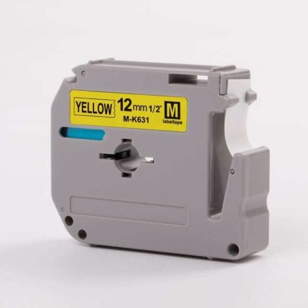 Brother M-K631 12mm Black on Yellow tape - Kenya %count(title) +254720548999 Brother M-K631 12mm Black on Yellow tape - Kenya