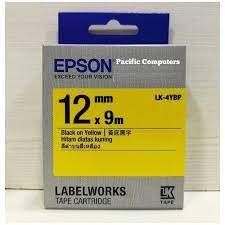 Epson 12mm Black on white Labelling Tape - Kenya