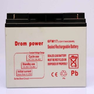 Drom Power 12V 17AH Lead Acid Battery - Kenya