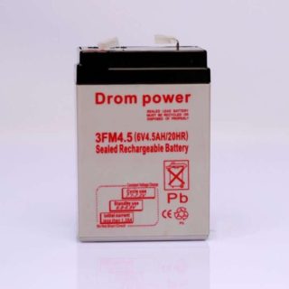 Drom Power 6V 4.5AH Lead Acid Battery - Kenya