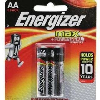 Energizer Max AA Alkaline 2-Pack Batteries - Kenya