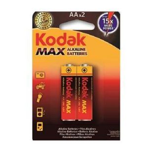Kodak Double AA 1.5V Alkaline Batteries (2-Pack)