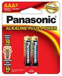 Panasonic Alkaline Tripple AAA Battery 2 Pack