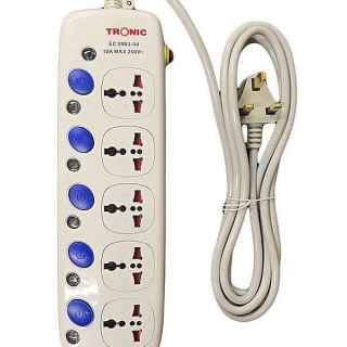 5 Way Extension Cable, With 3 Meter Cable - Kenya