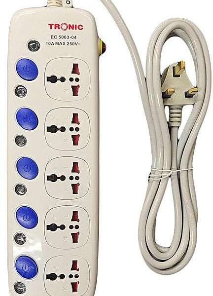 5 Way Extension Cable, With 3 Meter Cable - Kenya %count(title) +254720548999 5 Way Extension Cable, With 3 Meter Cable - Kenya