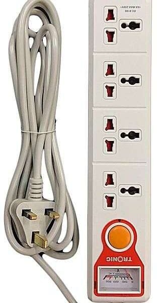 4 Way Extension cable, With 5 Meter Cable - Kenya %count(title) +254720548999 4 Way Extension cable, With 5 Meter Cable - Kenya