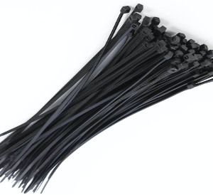 400 X 4.8 PVC Cable Ties, Black - Kenya