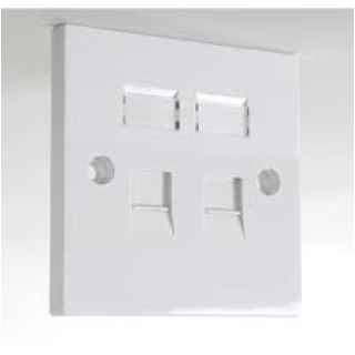 ACP Double CAT6 Faceplate - Kenya