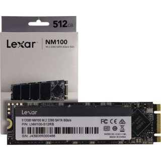Lexar NM100 M.2 2280 512GB SATA Internal SSD