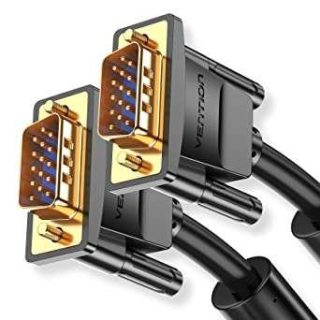 Vention VGA(3+6) Male To Male Cable With Ferrite Cores 1M