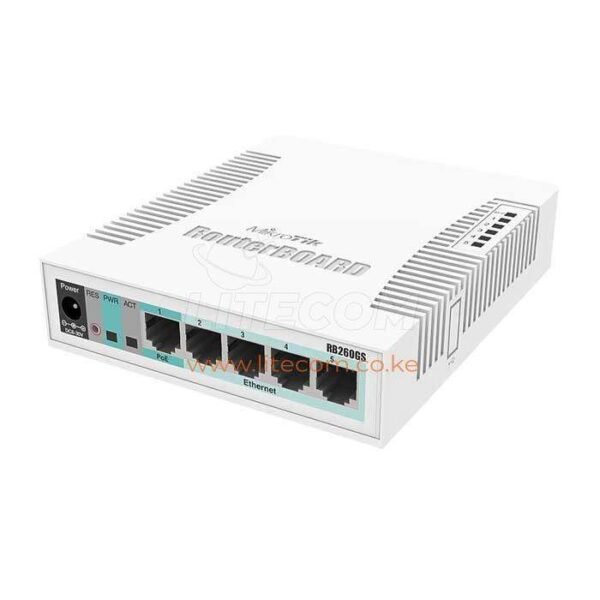 Mikrotik CRS106-1C-5S 5x SFP cages 1x Combo port (SFP or Gigabit Ethernet) Smart Switch %count(title) +254720548999 Mikrotik CRS106-1C-5S 5x SFP cages 1x Combo port (SFP or Gigabit Ethernet) Smart Switch